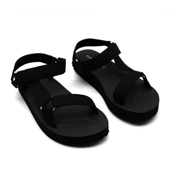 Sun + Stone Womens TABBY Open Toe Casual Ankle Strap - Picture 1 of 7